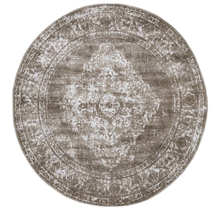 Santorini Traditional Medallion Rug (V4) - Beige