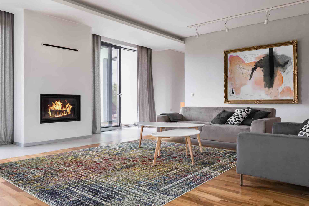 Miami Abstract Design Rug (V3) - Multi