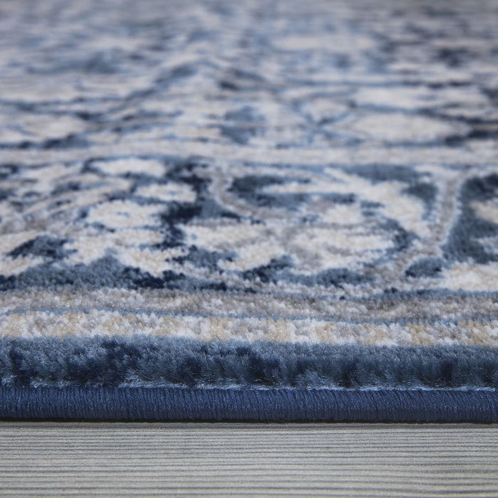 Monaco Floral Rug - Navy