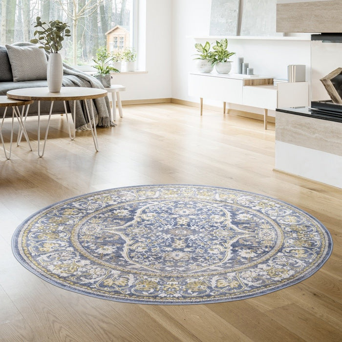 Monaco Floral Rug V1 - Blue