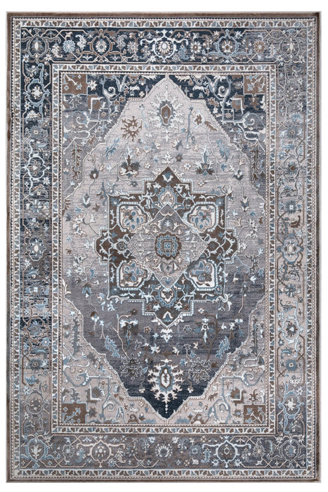 New York Grey Traditional Rug