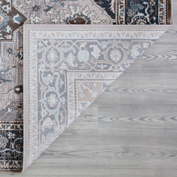 New York Grey Traditional Rug