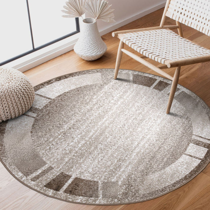Palma Border Modern Rug V2 - Beige
