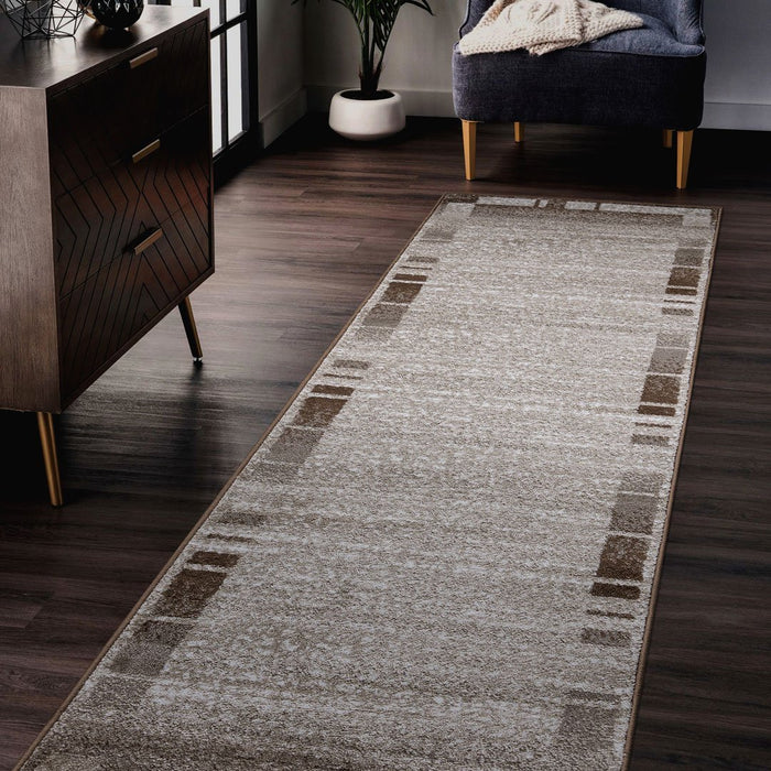 Palma Border Modern Rug V2 - Beige