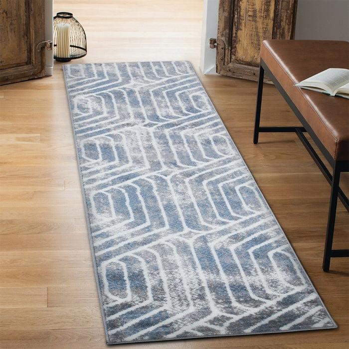 Paris Contemporary Rug V3 - Blue
