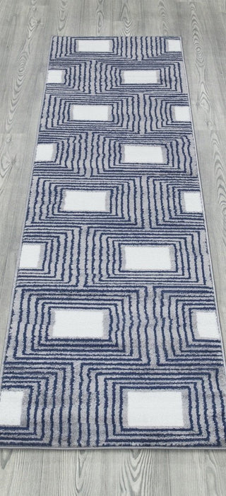 Paris Diamond Rug V2 - Navy