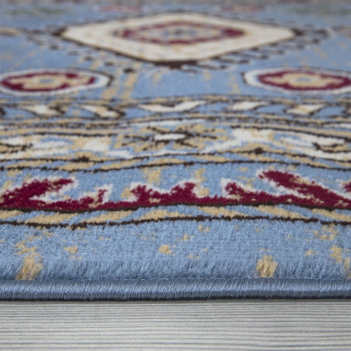 Qashqai Multi Medallion Rug V2 - Blue
