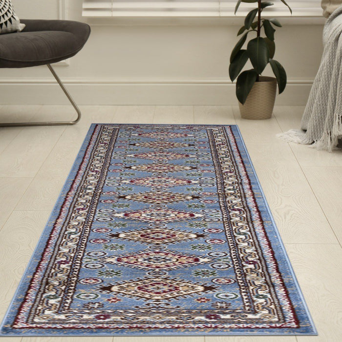 Qashqai Multi Medallion Rug V2 - Blue