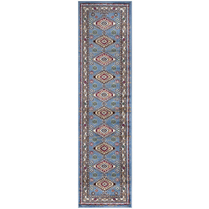 Qashqai Multi Medallion Rug V2 - Blue