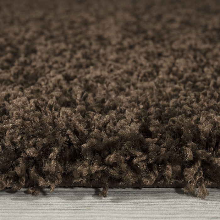 Shaggy Plain Brown Rug