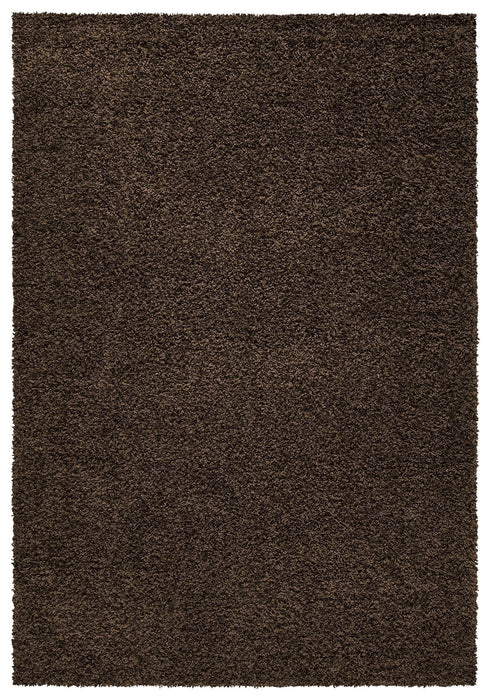 Shaggy Plain Brown Rug
