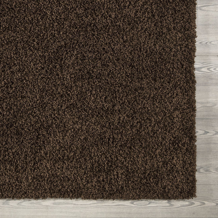 Shaggy Plain Brown Rug
