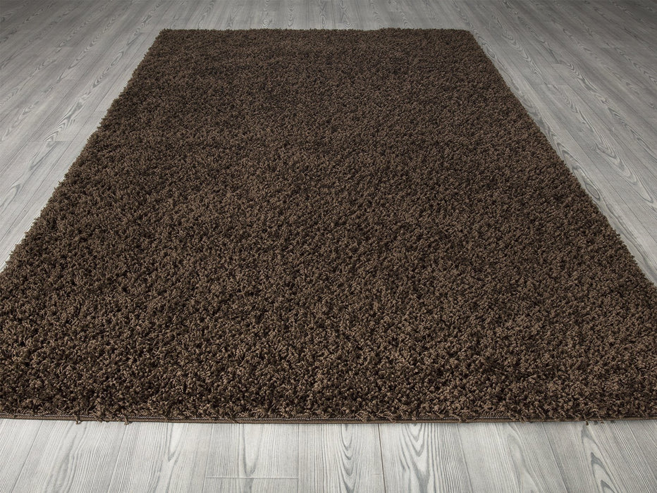 Shaggy Plain Brown Rug