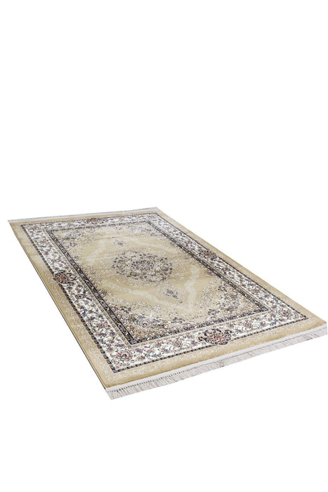 Sicily Traditional Medallion Rug (V3) - Beige