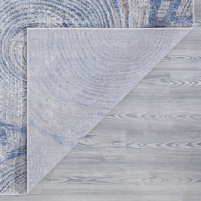 Stratus Circular Rug Blue - Blue