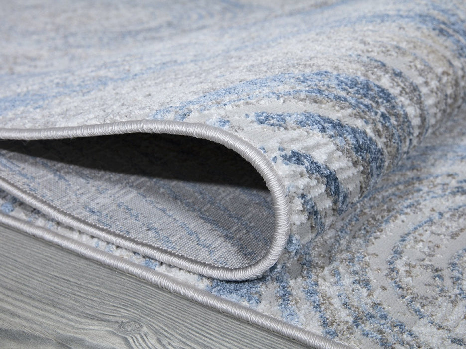 Stratus Circular Rug Blue - Blue