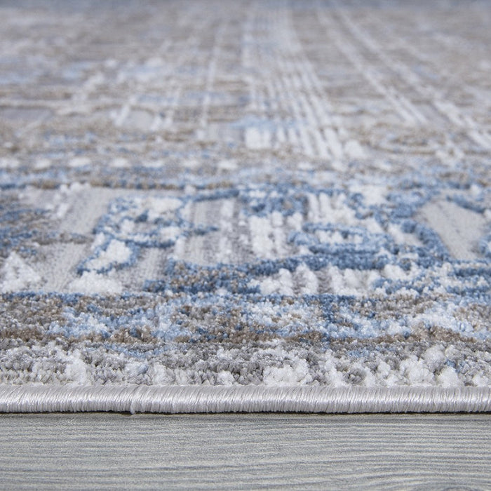 Stratus Floral Rug Grey - Grey