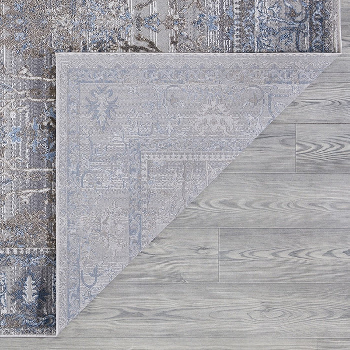 Stratus Floral Rug Grey - Grey