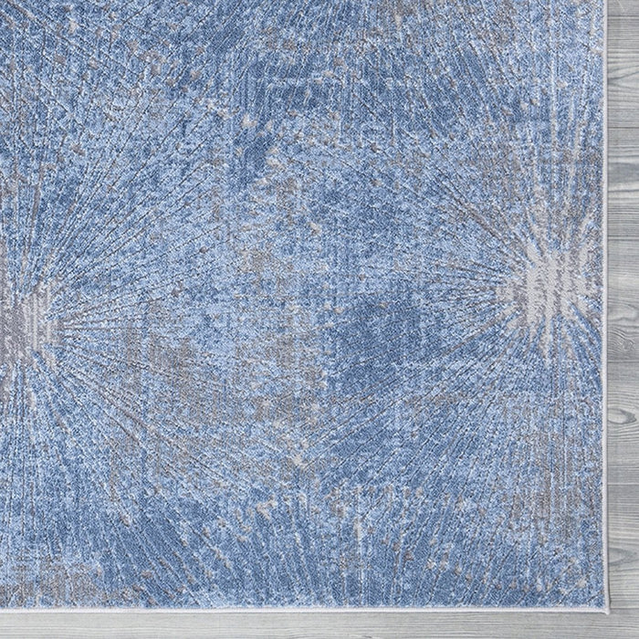 Stratus Star Rug - Blue