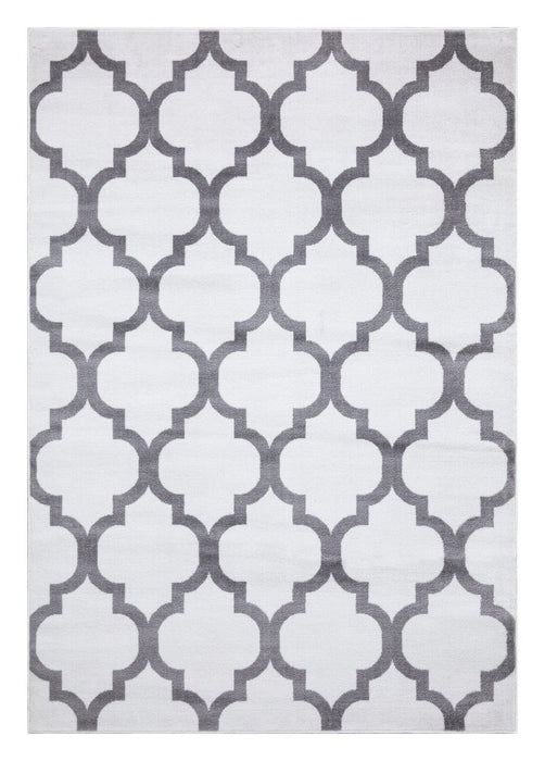 Trendy Moroccan Rug V3 - White
