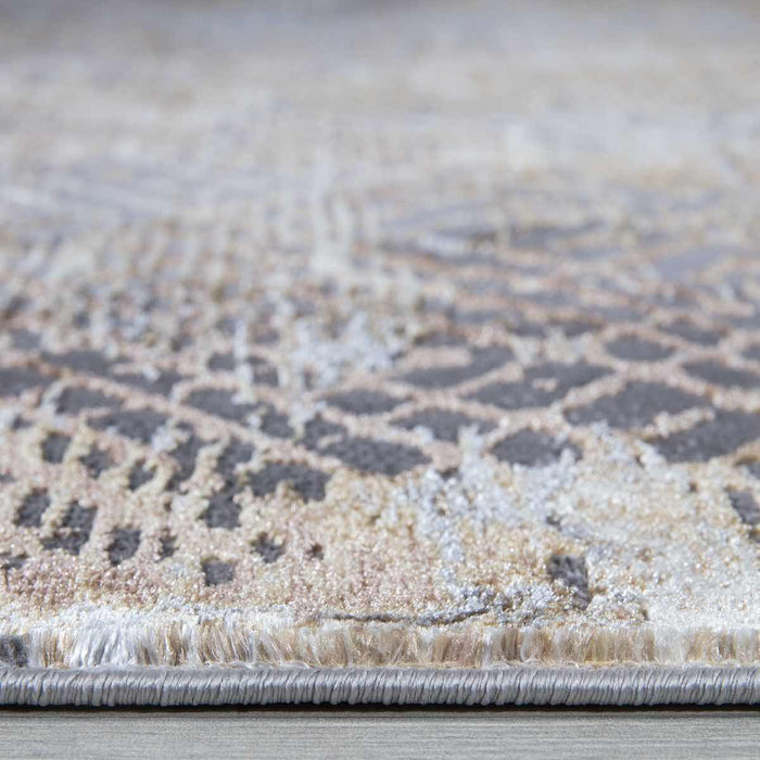 Velar Abstract Design Rug (V3) - Grey