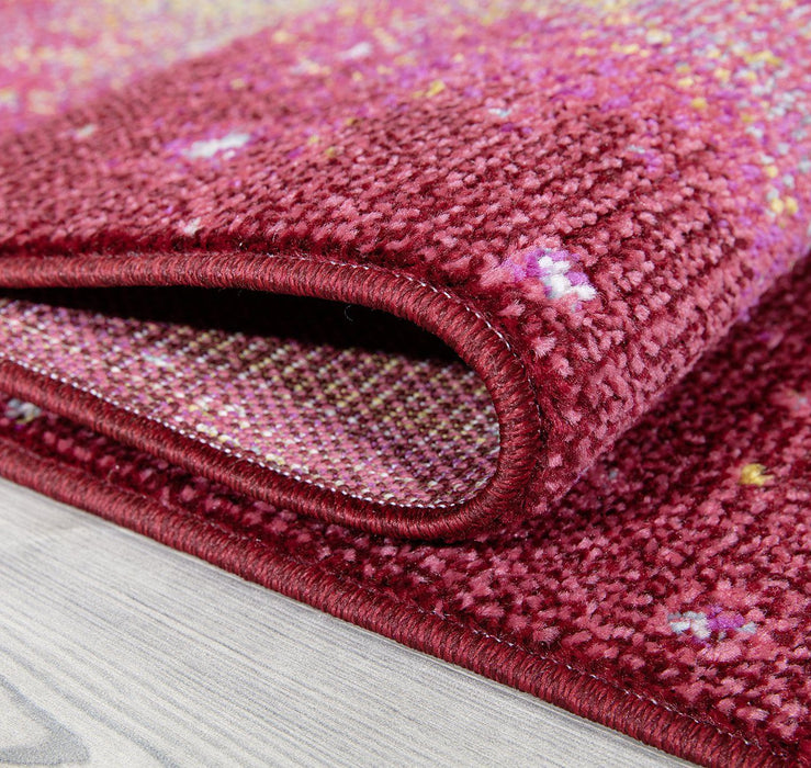 Venus Galaxy Design Rug (V1) - Red